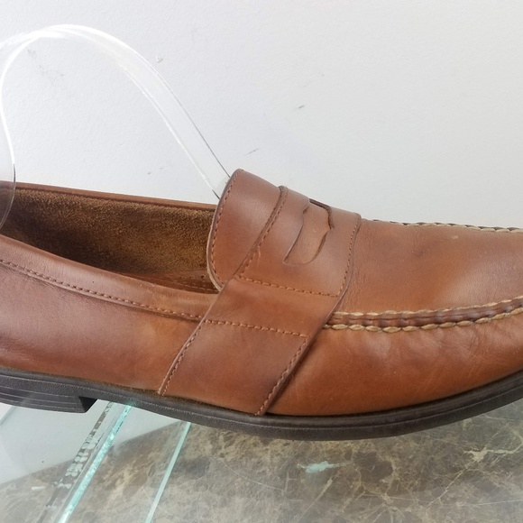 Sperry Top-Sider Brown Leather Penny Loafers 8.5M - Picture 1 of 8